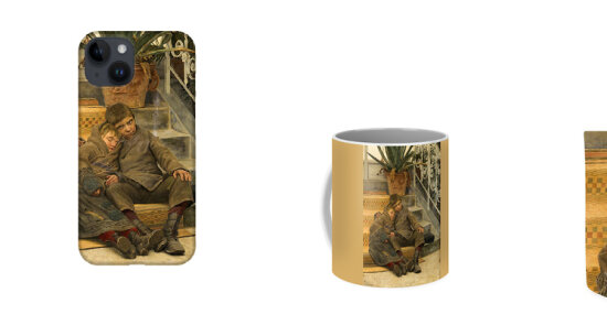 Příběh obrazu Chudé děti